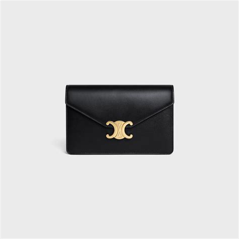 celine wallet on chain margo in shiny calfskin black|Celine Wallet On Chain Margo In Shiny Calfskin .